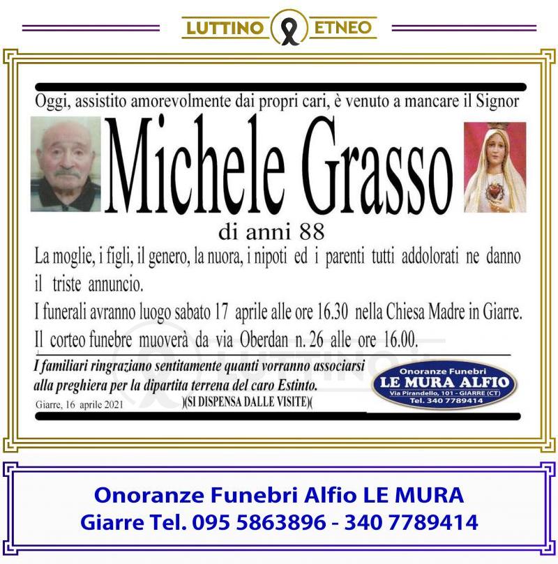 Necrologio Michele Grasso Luttino.it